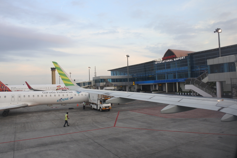Lombok Airport is located 40 km from Mataram.